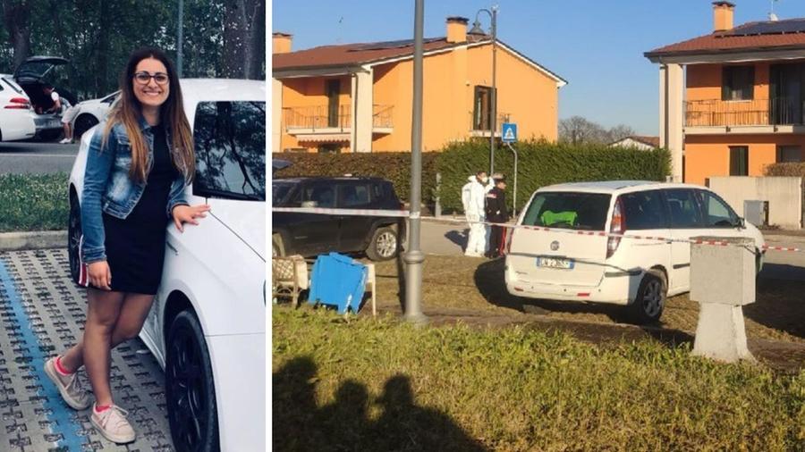 
	A sinistra la vittima e a destra il luogo del ritrovamento del corpo

