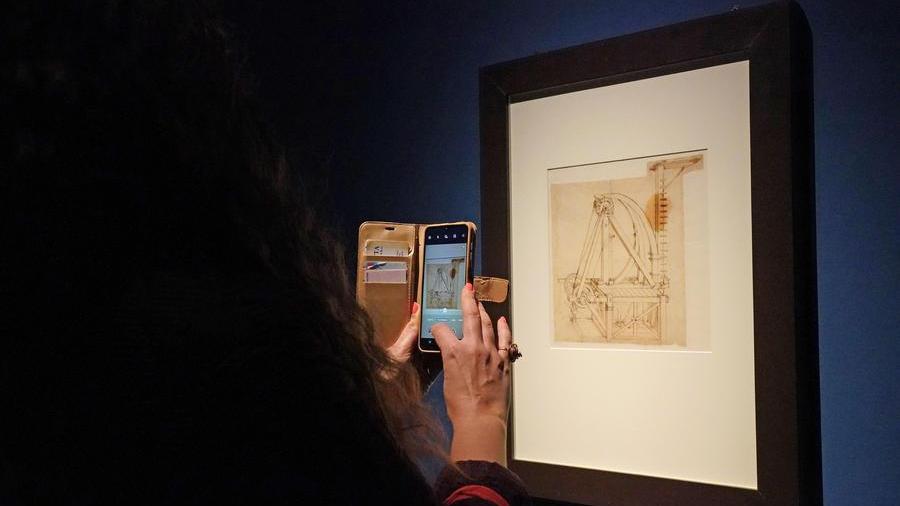 Livorno, al via la mostra su Leonardo da Vinci: 15 disegni autografi e decine di opere