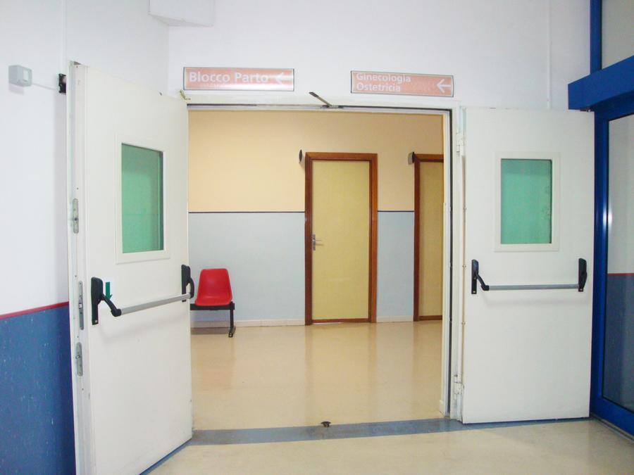 
	L&rsquo;ingresso del reparto di ginecologia e ostetricia, chiuso cinque&nbsp;anni&nbsp;fa


