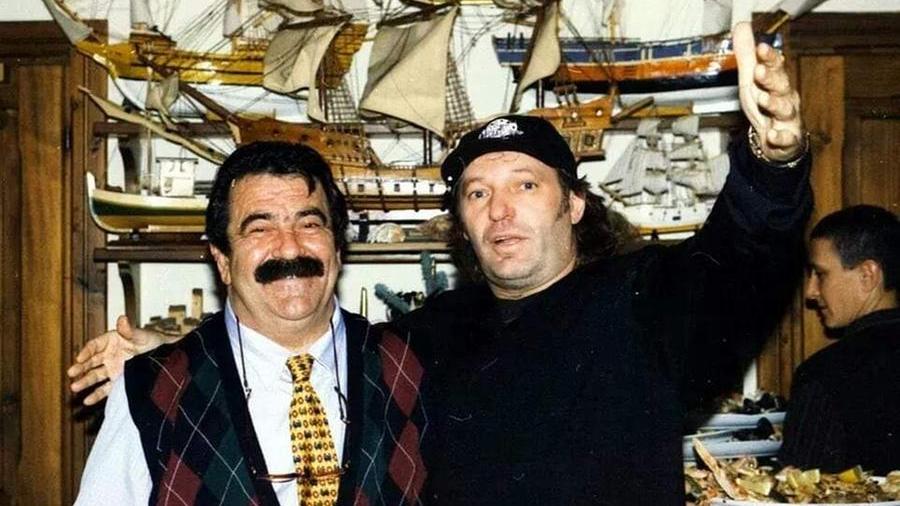 
	Franco Pirani e Vasco Rossi al Pirata negli anni Novanta

