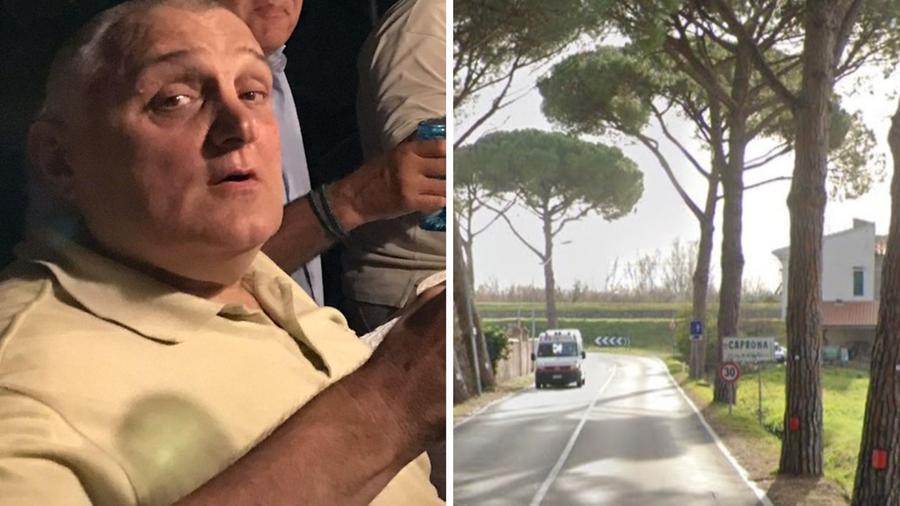 
	Fabio Braccini e il punto dell'incidente

