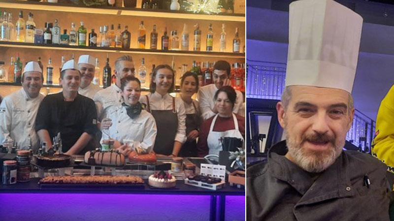 Francesco Faccendi porta avanti l’attività con la moglie Carlotta Maliconi che è nella foto a sinistra (al centro del gruppo) con tutto lo staff. A destra invece la foto di Faccendi