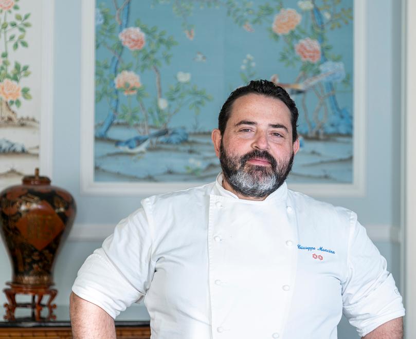 Giuseppe Mancino, chef con due stelle Michelin del Piccolo Principe, ristorante del Grand Hotel Principe di Piemonte di Viareggio