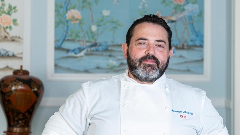 Giuseppe Mancino, chef con due stelle Michelin del Piccolo Principe, ristorante del Grand Hotel Principe di Piemonte di Viareggio
