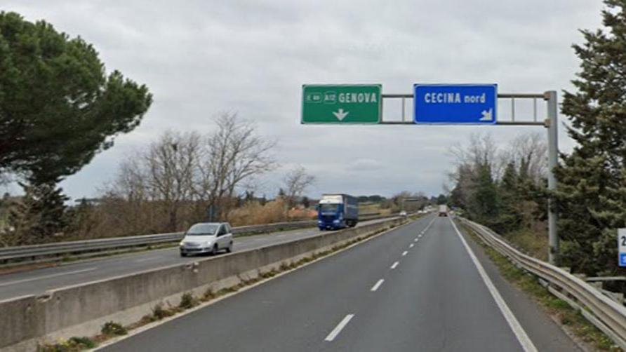 A12, scatta la chiusura del tratto tra Cecina Nord e Rosignano (verso Livorno)