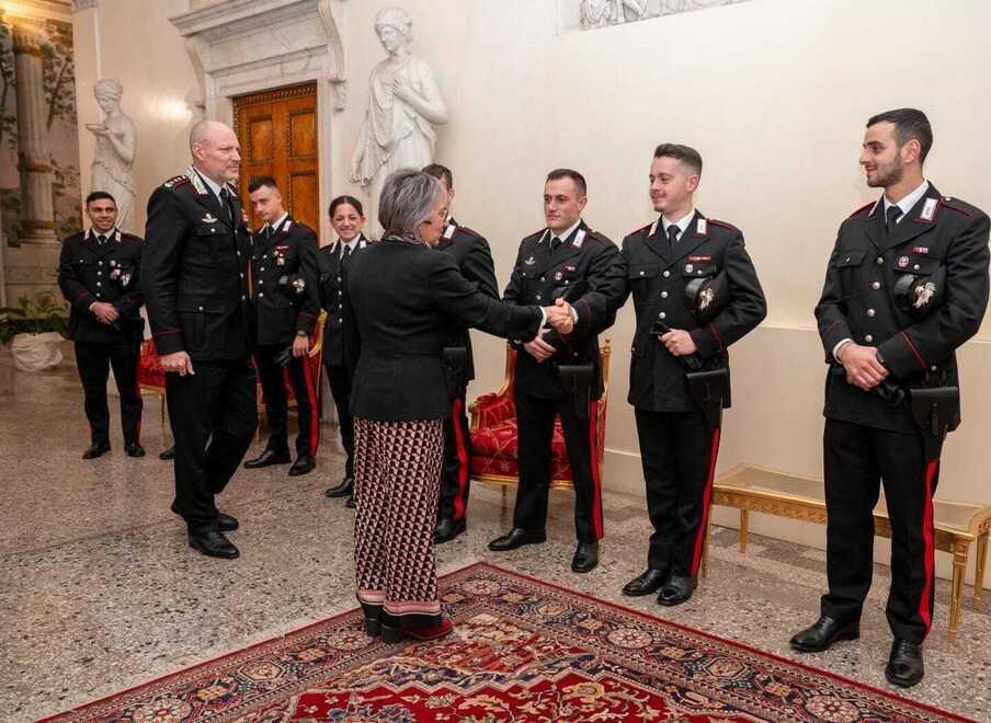Lucca, il saluto del prefetto ai 14 neo carabinieri in servizio
