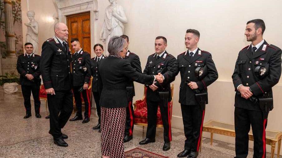 Lucca, il saluto del prefetto ai 14 neo carabinieri in servizio