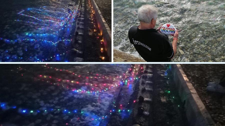 Livorno, si illumina il Mare dei Ricordi di Antignano – Le foto e l’intervista