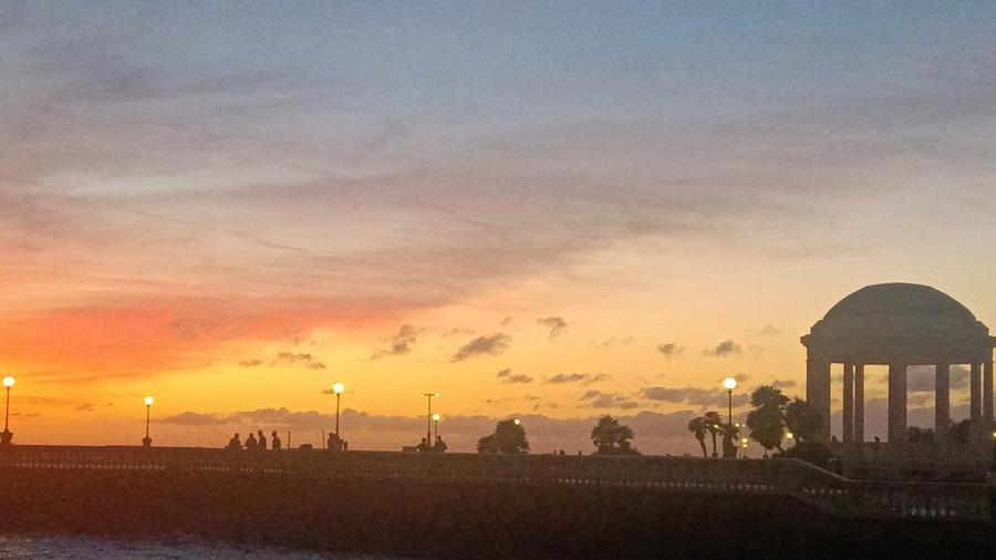 Il Buongiorno coi colori del tramonto settembrino di Gabriella