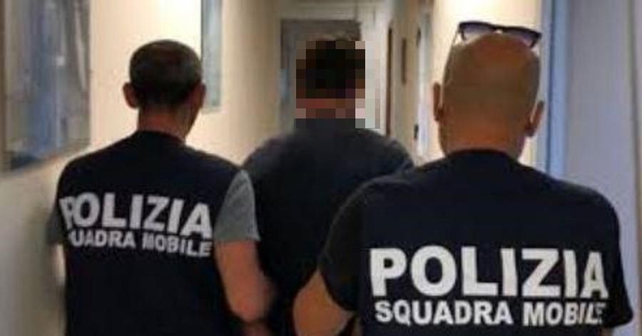 
	Un arresto della Squadra mobile (foto d'archivio)

