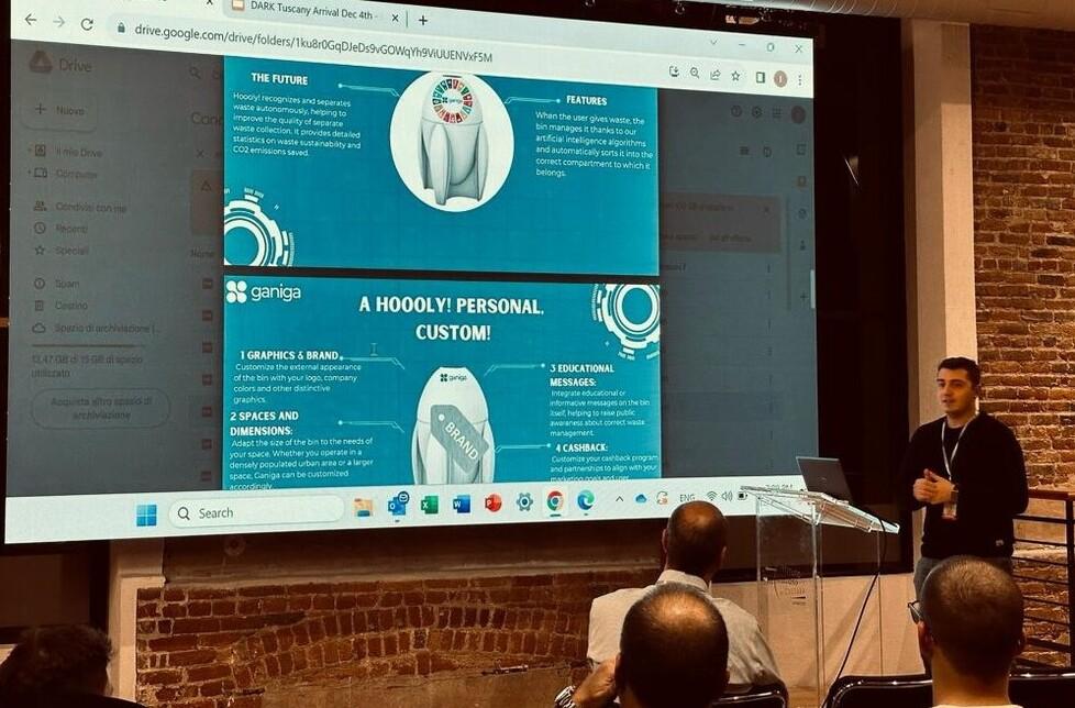 Il cestino dei rifiuti da Bientina alla Silicon Valley. E con il boom di finanziamenti vola a Las Vegas<br>
