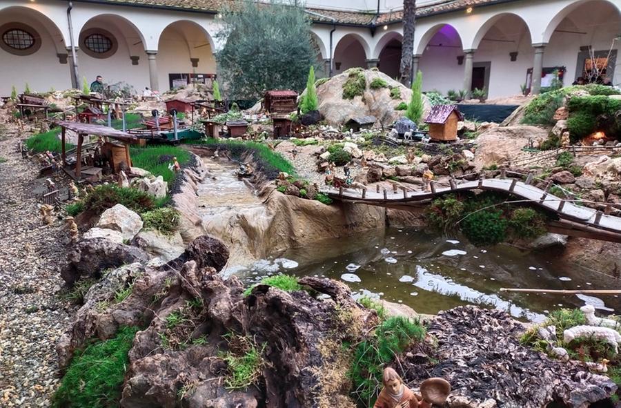 Presepe di San Romano: 50 personaggi in movimento e un imponente sistema idraulico