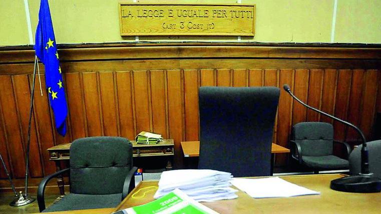 Aula di tribunale (foto d'archivio)