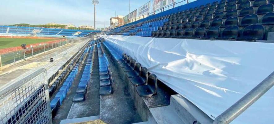 
	Foto della gradinata postata ieri dall&rsquo;assessore Latrofa

