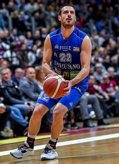 Lorenzo D’Ercole ex play guardia ha 35 anni