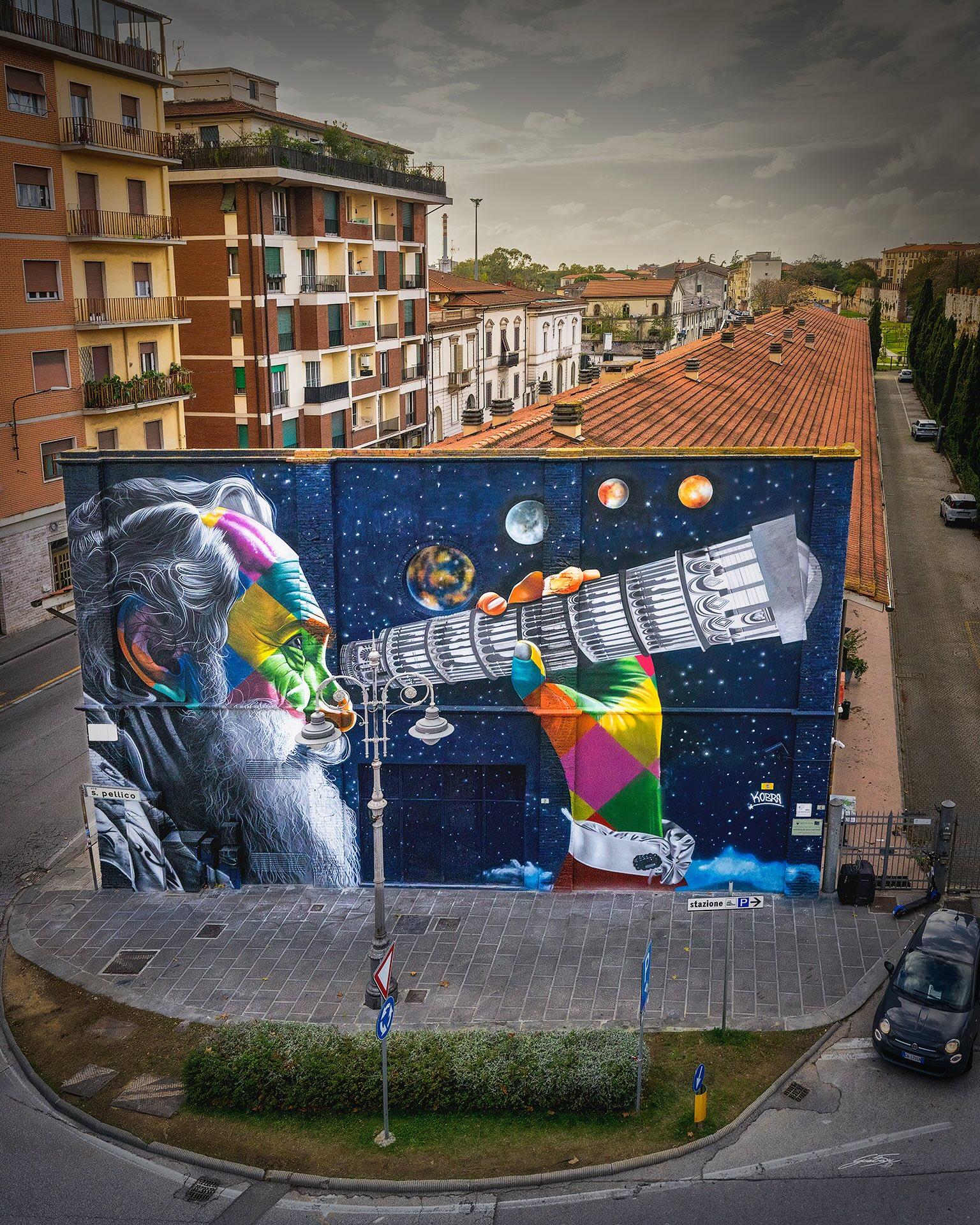 Pisa è la città dei murales: a Porta a Mare esplodono i colori dell’arte di strada<br>
