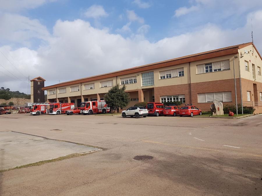 
	La caserma dei vigili del fuoco di Olbia&nbsp;

