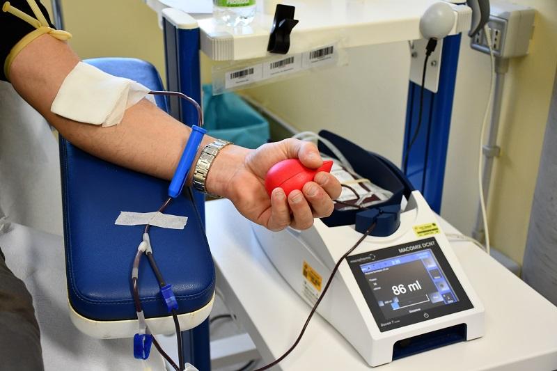 Una donazione di sangue