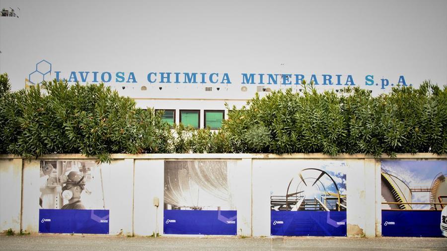 
	Lo stabilimento Laviosa a Livorno

