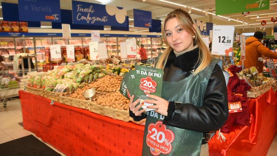 Conad a Grosseto, a Natale operazione risparmio: sconto del 20 per cento su tutti gli scontrini