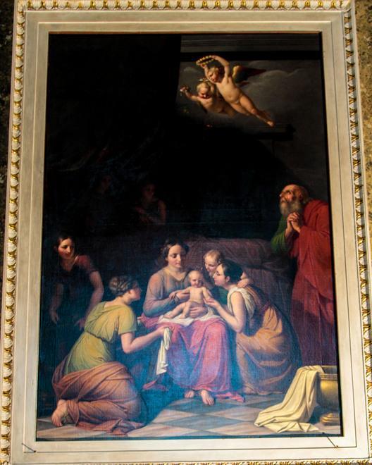 Tornate in chiesa le tele rovinate dal rogo 