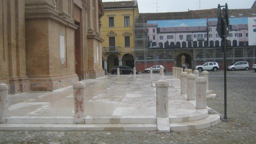Restaurato il sagrato della chiesa