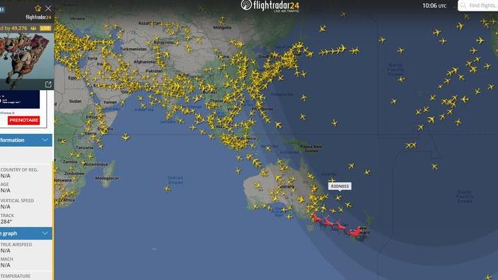 La slitta di Babbo Natale è in volo: su Flightradar24 il fantatracking in tempo reale