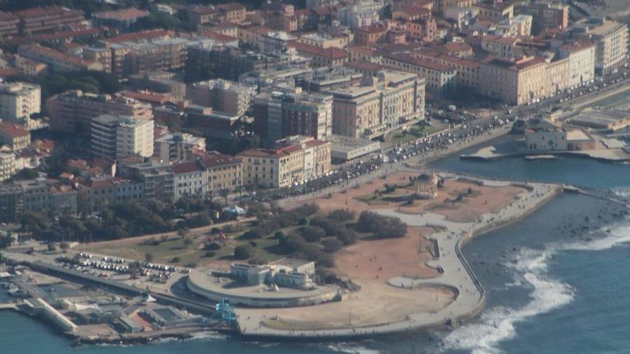 
	Una veduta di Livorno dall&#39;alto (foto d&#39;archivio)

