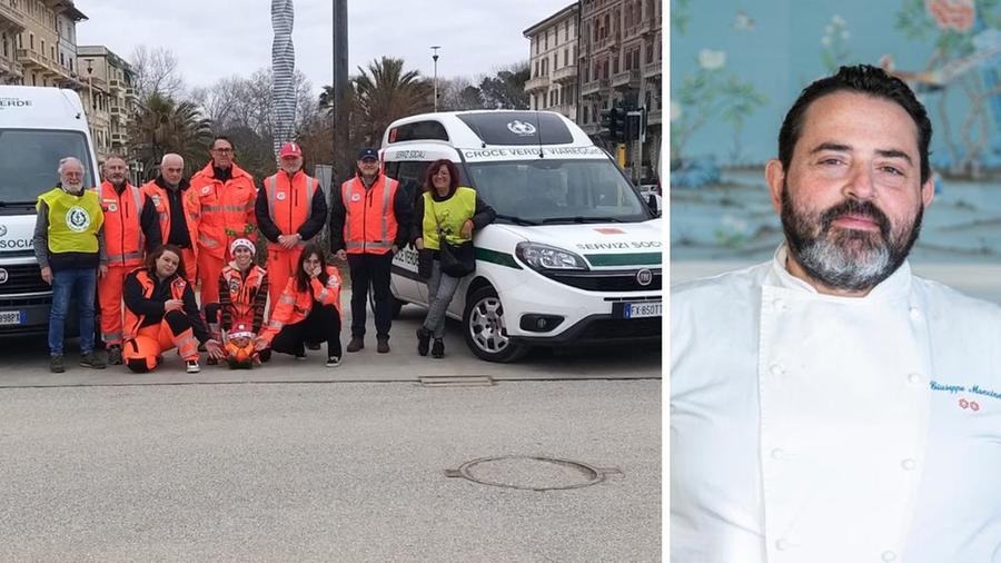 
	I volontari della Croce Verde e Giuseppe Mancino


