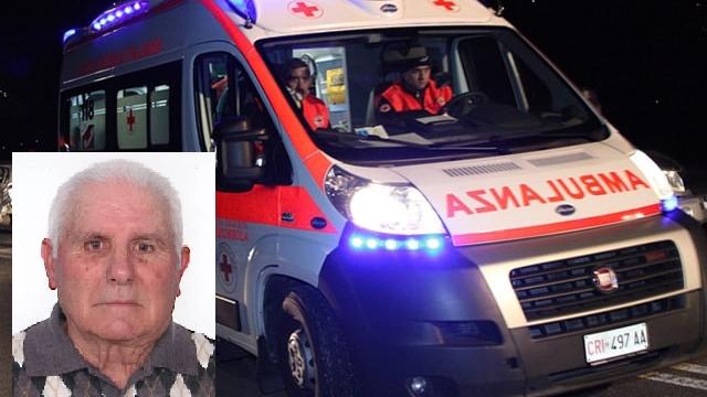 È morto il bidello 80enne Antonio Erdas che era rimasto coinvolto in un incidente la vigilia di Natale