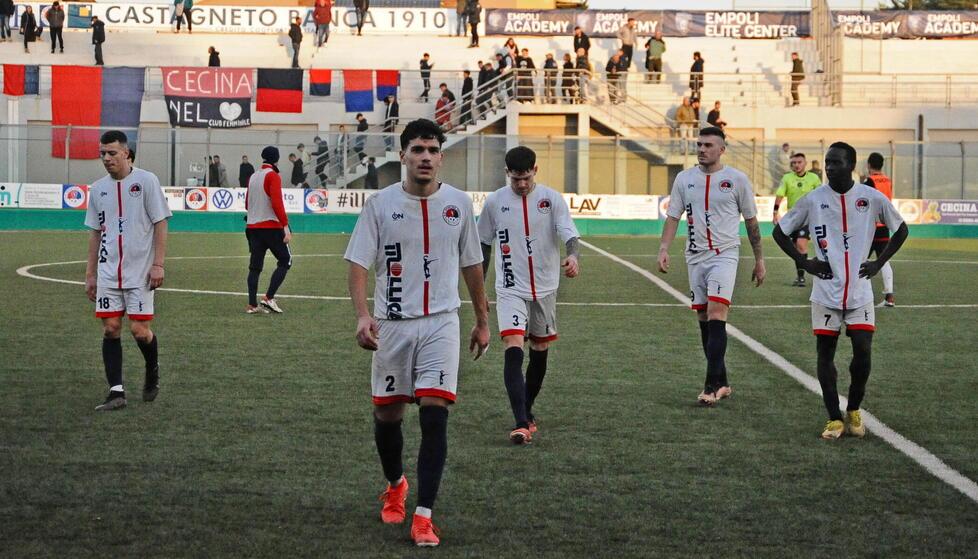 Il Cecina trova sotto l’albero solo l’eurogol del River Pieve