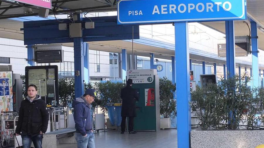 Pisa. Protesta contro il People Mover di Noi Adesso Pisa. Nella foto un momento dell'iniziativa di Noi Adesso Pisa