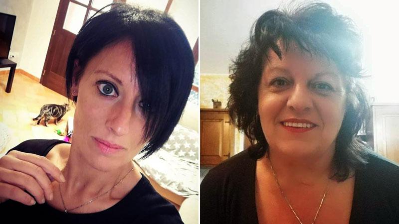 Da sinistra Jenny Donati e sua zia Monica Donati