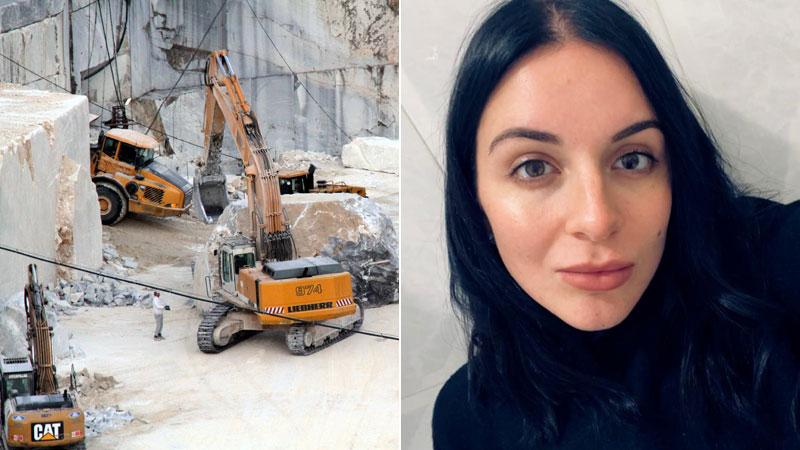 Uno scorcio da cava della Cooperativa Gioia e Letizia Vita