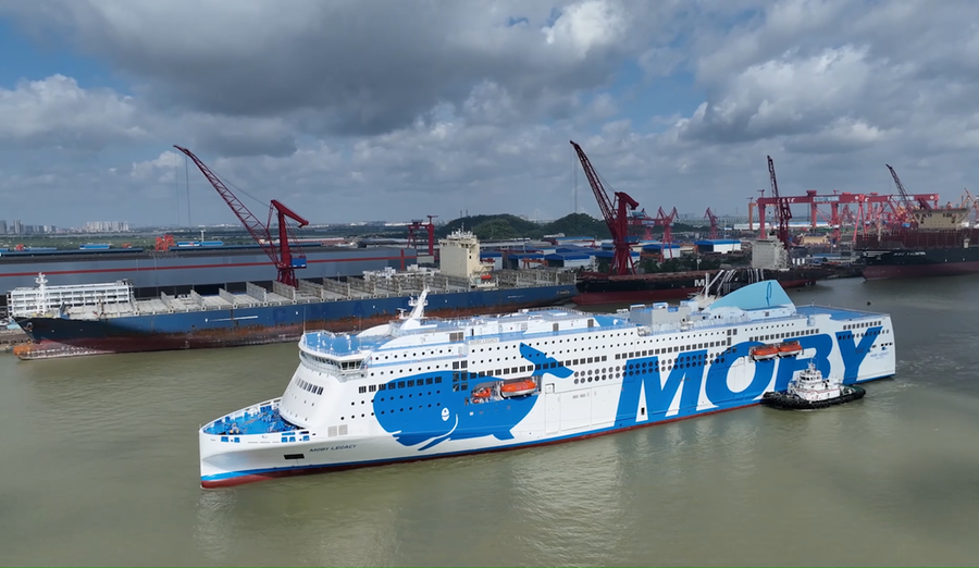 Sulla Olbia-Livorno arriva il secondo gigante dei mari: la Moby Legacy