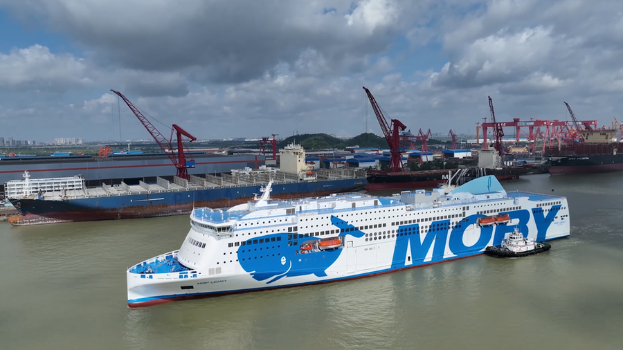 Sulla Olbia-Livorno arriva il secondo gigante dei mari: la Moby Legacy