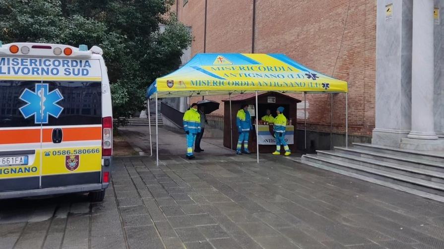 Volontari della Misericordia di Antignano (foto d'archivio)