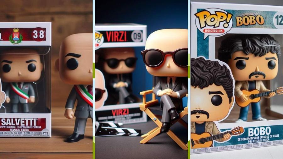 Salvetti, Virzì, Bobo, Protti: a Livorno Paoli è il geniaccio dei Funko Pop labronici