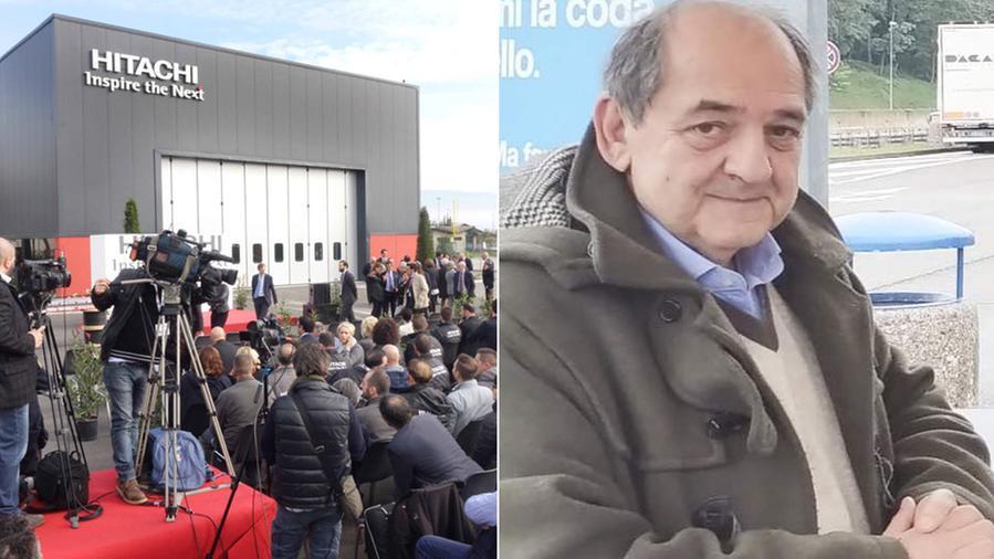 A sinistra l’Hitachi (ex Ansaldo Breda) A destra un’immagine recente di Fiorillo