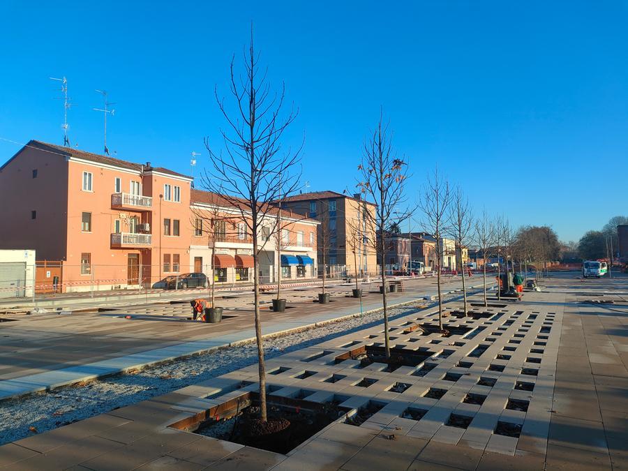Ferrara, Rampari diventa una piazza alberata