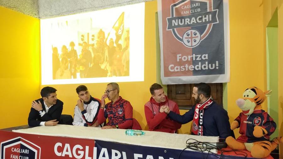 L'intitolazione del Cagliari Fun Club Nurachi a Peppino Lochi