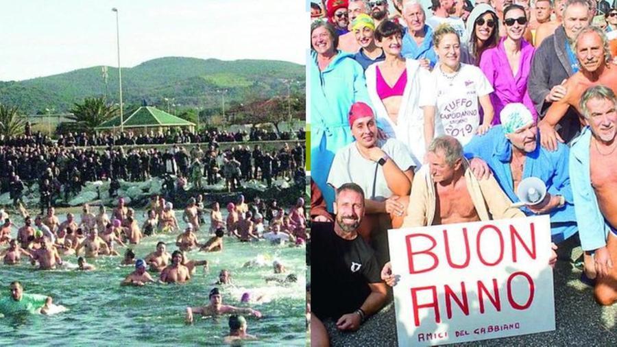 Il tuffo di Capodanno a Livorno e l'auspicio che nel 2025 si torni uniti per fare il record d'Italia