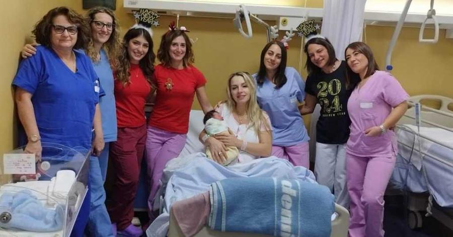 Melissa è la prima nata del 2024 in Sardegna