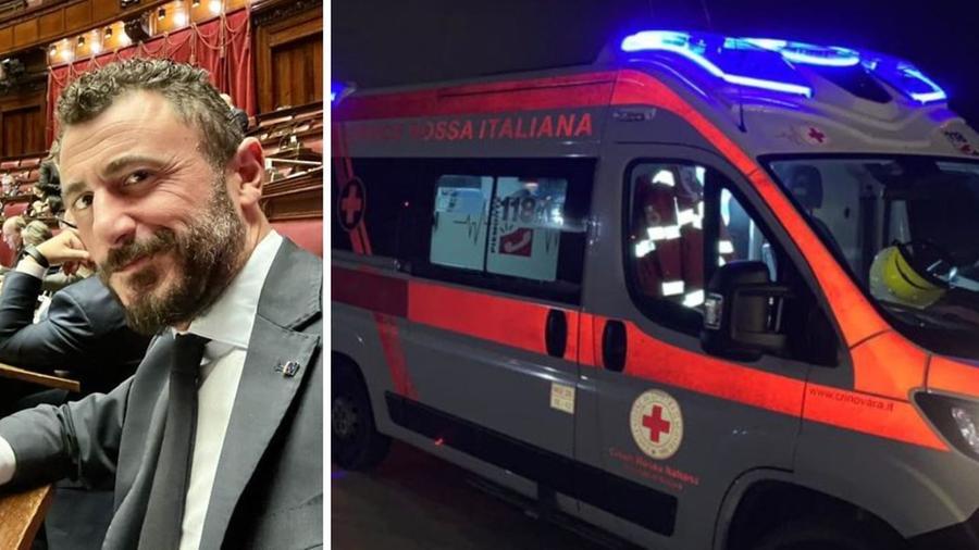 
	A sinistra il deputato FdI che ha causato il ferimento del 31enne

