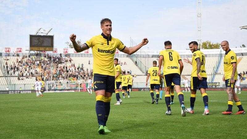Nicholas Bonfanti attaccante del Modena (foto LaPresse)