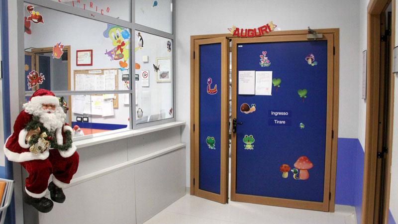 Il pronto soccorso pediatrico dell’ospedale Versilia (foto di archivio)