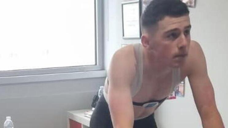 L’atleta inglese Lawrence Byrn