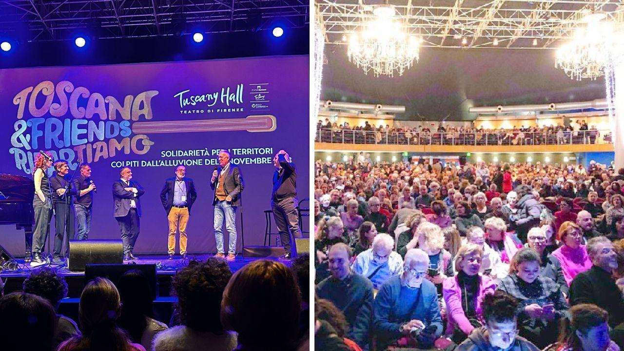 Il cuore grande di Firenze al concerto per gli alluvionati al Tuscany Hall – Video