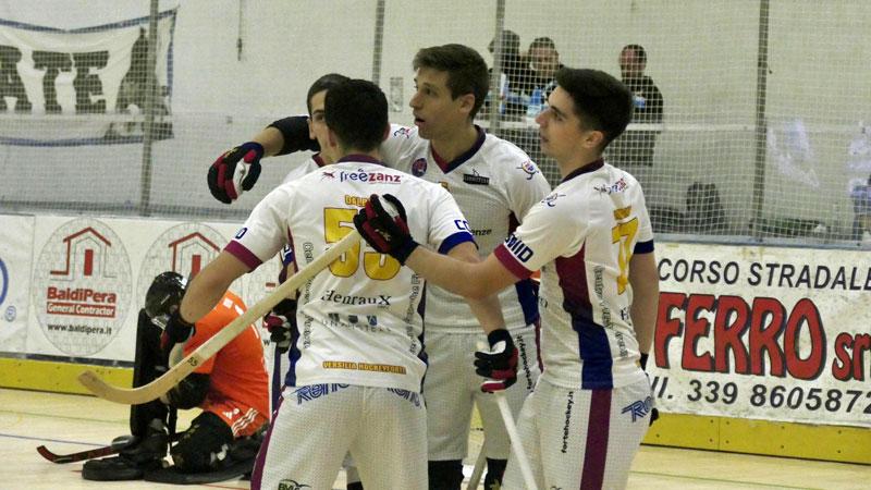 
	Il Forte dei Marmi esulta dopo un gol

