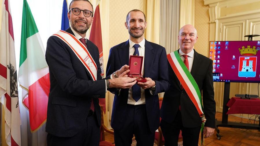 Livorno e il “suo” Giorgio Chiellini premiato col Gonfalone d’Argento – Video